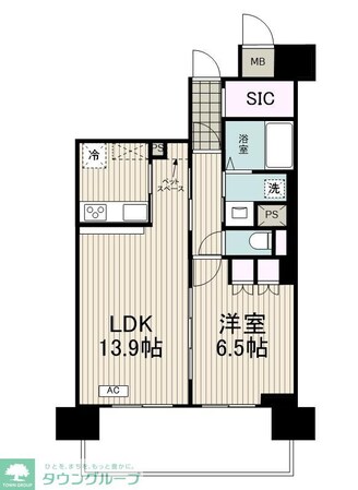 リーラ横浜川和町の物件間取画像